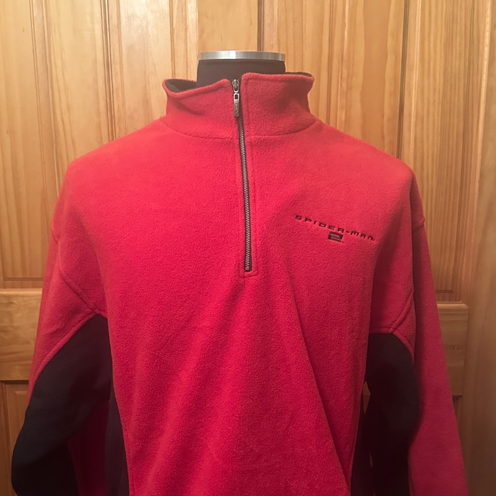 Elements Spider-Man Red and Black Fleece Pullover
